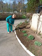 В Реабилитационном центре прошел весенний субботник