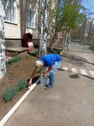 В Реабилитационном центре прошел весенний субботник